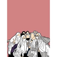 Gambar Lukisan Potret Murah Tanpa Muka💚Potrait Digital Drawing Faceless💚<PROSES 1-3HARI>