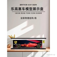 Lego 42207 Ferrari f1 Display Box with Light Racing Building Block Model Acrylic Storage Dustproof B