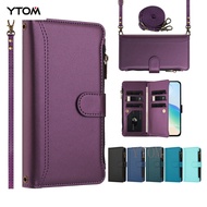 For  Huawei Honor X9 X9a X9b X9c Smart X8 X8a X8c Luxury Zipper wallet Card Slots Holder Leather Pro