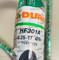 Duro ยางนอกมอเตอร์ไซค์ ขอบ 17 ลายตรง HF301A ชนิดใช้ยางใน