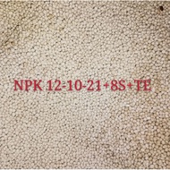 FERTILIZER NPK 12-10-21+8S+TE BAJA SAYUR & BUAH 水果树蔬菜肥料