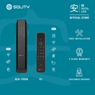 SOLITY GEA-1000K Door Lock + SOLITY G1 Gate Lock | AN Digital Lock