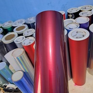 Skotlet Motor Merah Tua Doff Stiker Dark Red Metalik