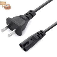 sun EU Power Cable 2pin IEC320 C7 US Power Extension Cord For Dell Laptop Charger Canon Epson Printe