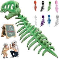 Orgone Silly Dino Plush Skeleton, Dinosaur Skeleton Costume 3D Cozy Dinosaur Plush, Huggable Softnes