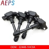 4PCS Car Ignition Coil 22448-1HC0A for Nissan Teana Sylphy Qijun Renault 22448-5RB0A 22448-JA10C 224