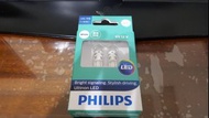 全新 " PHILIPS 飛利浦 T10 LED 小燈泡 6000K " 一組2入 每組售價 298元