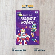 Robot Airplane Coloring Book