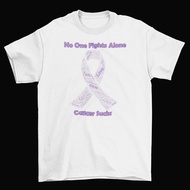 Cancer T-Shirt Unisex Adult Sizes Cancer Awareness Ribbon Together New
