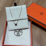 愛馬仕mini pop H黑金項鍊