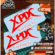 STICKER XPDC KITA PENG YU. ADA PELBAGAI PILIHAN SAIZ