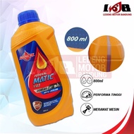 Oli Federal Y-Matic Botol Biru 20w40 API SJ JASO MB motor matik 800ml