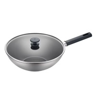 ZWILLING Silver Ti Wok 30cm with Lid
