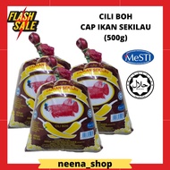 Cili Boh Cap Ikan Sekilau (500g) Original Terengganu Cili Giling