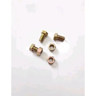 M10 X35MM YELLOW BOLT NUT (UNIT PRICE) - M10x35 NUT BOLT - M10x35 YELLOW BOLT - YELLOW NUT BOLT - HE