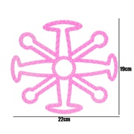 Silicone Pad Dalam Helm Sepeda Motor Pelindung Helmet Inner Liner Universal Aksesoris Helm
