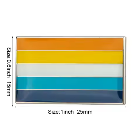 AroAce Pride Flag Metal Lapel Pin Flag Pin Badge