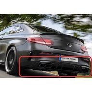 C205 Coupe `18 C63s Style Rear Diffuser W/ Tail Pipe