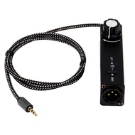 [IpvCQZ]Audio Noise Isolator 3.5mm to XLR Stereo Ground Loop Isolator Noise Suppressor Suppression