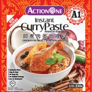 A1 INSTANT CURRY PASTE CHICKEN/MEAT 230GM