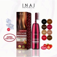 INAI PEWARNA RAMBUT HALAL -(8 WARNA PREMIUM ) HENNA DYE HAIR WITH ALOEVERA AND OLIVE OIL