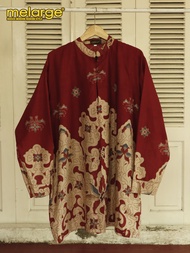 MELARGE - Tunik Batik Hanum Tunik Batik Wanita Jumbo Tunik Batik Modern Baju Cewek Bigsize 3XL LD 12