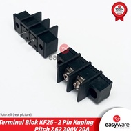 TERMINAL BLOCK KF25 2P PCB KF25C 2 PIN PITCH 7.62MM 300V 20A easywa53 Juara