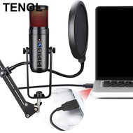 [TENOL] USB Computer Microphone Cardioid Mic Condenser Microphone Studio Work Mic