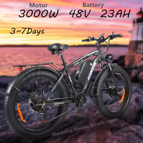 Ebike 2025 new DP-2602 dual motor 3000W 48V 23AH 21 speed adult electric bicycle