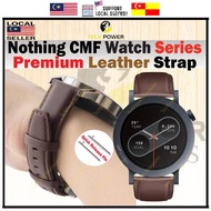 Nothing CMF Watch 3 Pro / Pro 2 / CMF Watch Pro Strap Premium Leather Strap, Tali Jam Kulit Kualiti 