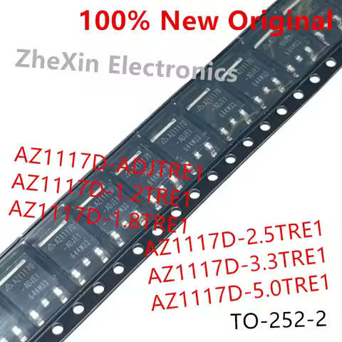 10PCS AZ1117D-ADJTRE1 、AZ1117D-1.2TRE1 、AZ1117D-1.8TRE1 、AZ1117D-2.5TRE1 、AZ1117D-3.3TRE1 、AZ1117D-5