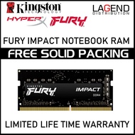 KINGSTON RAM FURY IMPACT RAM 4GB / 8GB / 16GB DDR4 SODIMM LAPTOP RAM