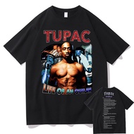 Mens Large T-shirt  Rapper Tupac 2Pac Shakur Life Of An Outlaw All Eyez On Me Album Lyric Print T-Sh
