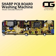 ESX1278 / ESX1168 SHARP Washing Machine PCB Board / Board Mesin Basuh Sharp / Sharp PCB Board