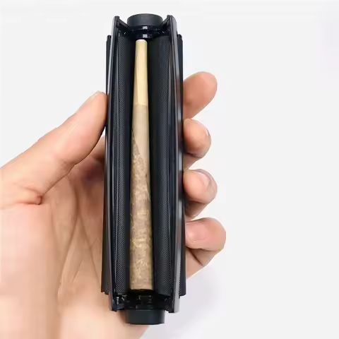 110mm Portable Manual Cigarette Tobacco Herb Roller Cone Rolling Machine Hand Making Rolling Tool Sm