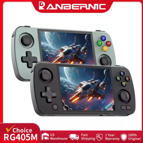 ANBERNIC RG405M Handheld Game Console 4'' IPS Touch Screen Android12 System T618 Metal Shell Retro V