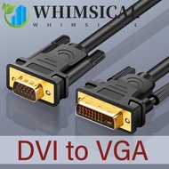 WHIMSICAL Dvi 24+1 To Vga Cable, DVI 24+1 15-pin VGA Dvi To VGA Cable Adapter, Video Converter Gold 