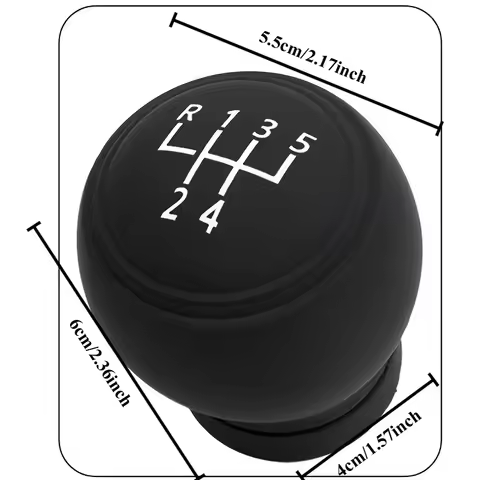 1pc Silicone Gear Shifter Cover - Fit for 5-Speed/6-Speed Manual Transmissions