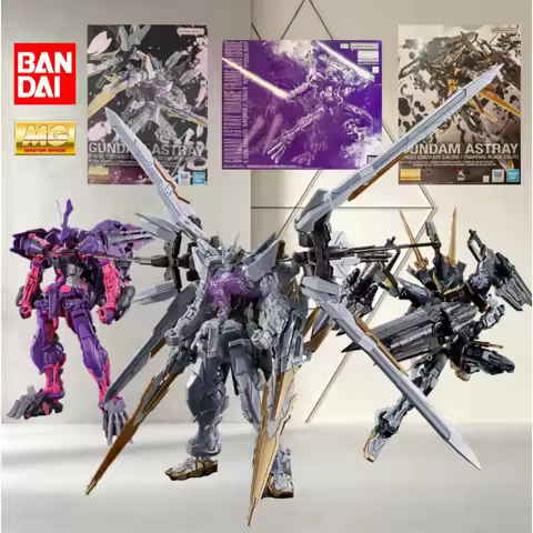 Bandai MG 1/100 Astray Three Style Bundle, Cross Contrast Black & White Twin Ver, Mirage Frame 2nd P