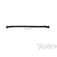 Tworks RC EA-038 BL Motor Flat Sensor Cable ( Black ) -170mm