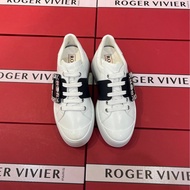 促銷品 Roger  Vivier Viv' Skate 皮革運動鞋 水鑽扣