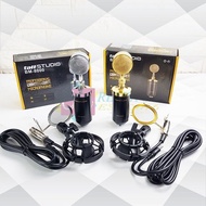 Paket Microphone Bm8000 Full Set Soundcard V8Plus Holderphone