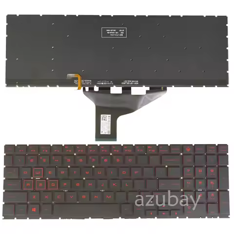 US English Keyboard For HP Omen 15-dh1xxx 15-dh1000 15t-dh100, CTO NSK-XP1BC 9Z.NF3BC.101 PK132JZ1A0