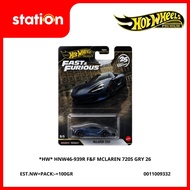 HW_ HNW46-939R F&F MCLAREN 720S GRY 26 - DIECAST