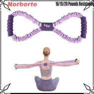 NORBORTO 8-Line Puller, 10/15/20 Pounds Resistance Multi-functional Yoga Tensioner, Portable Elastic