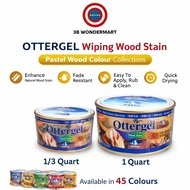 OTTERGEL Wiping Wood Stain - Pastel Wood Colour Collections 1/3 Quart / 1 Quart