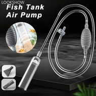 LOOKSHOW Aquarium Water Changer Siphon Fish for Tank Mini Gravels Cleaner Sand Cleaning with Water H