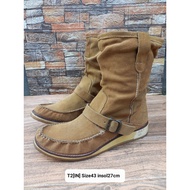 Original leather boots T2[in]/TWIN size 43 insole27.5cm (recommended for feet size 42 slim)