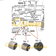 TOYOTA MARK X GRX120 GRX121 REAR KNUCKLE ARM BUSH