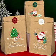 12 Christmas Gift Bags Gift Amazon Santa Flat Paper Bags Christmas Eve Apple Bags